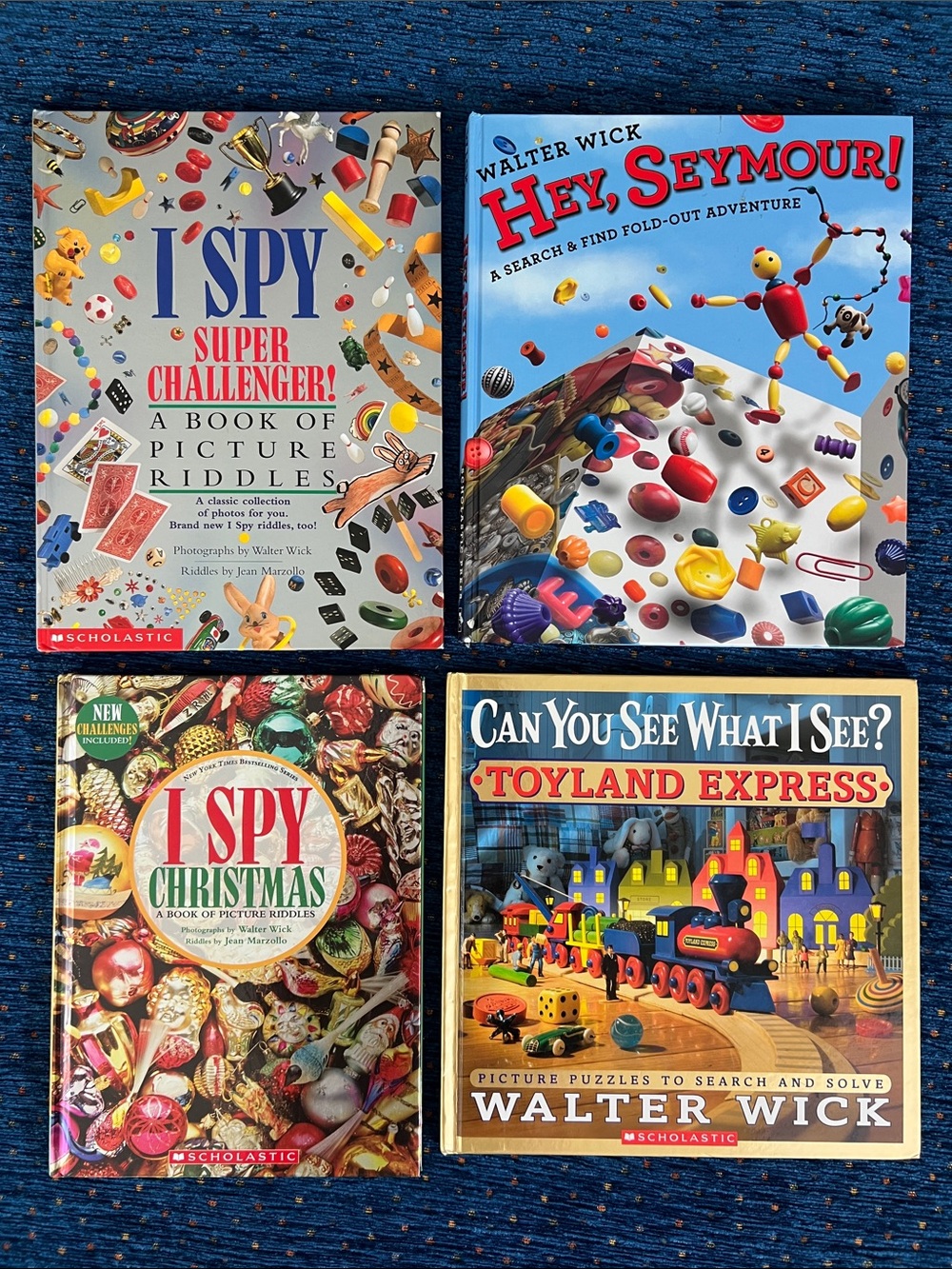 “I Spy” four book hardcover bundle: picture puzzles: seek and find